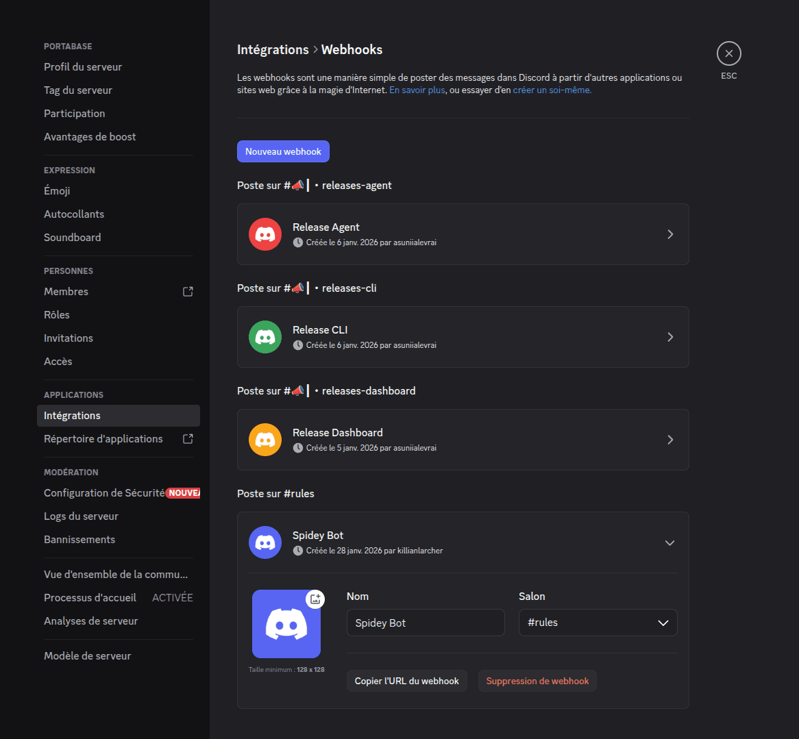 Discord configuration