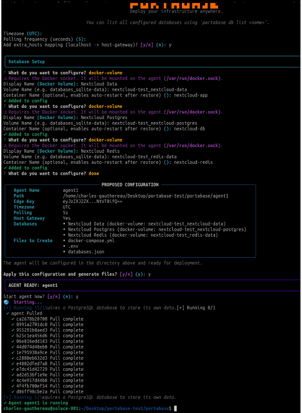 Verifying the Nextcloud Docker volumes