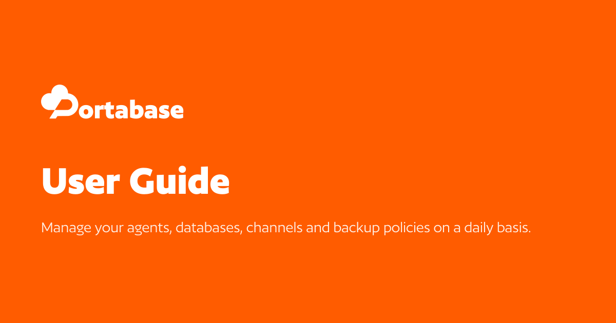 User Guide - Portabase Documentation