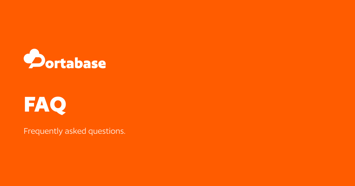 FAQ - Portabase Documentation